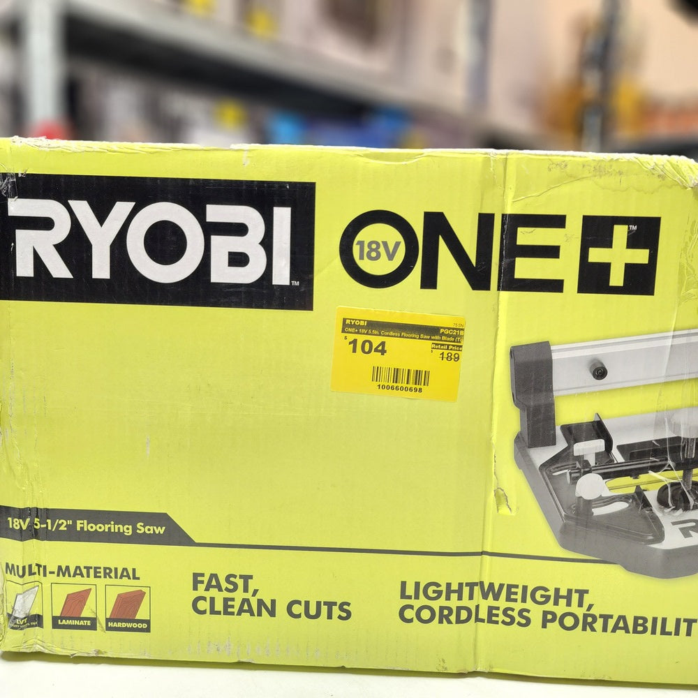 ONE+ 18V 5.5in. Cordless Flooring Saw with Blade (Tool Only) (PGC21B) ONE+ 18V 5.5in. Cordless Flooring Saw with Blade (Tool Only) (PGC21B)
